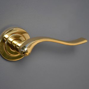 Manija Tipo Roseta Latón 9811 Oro